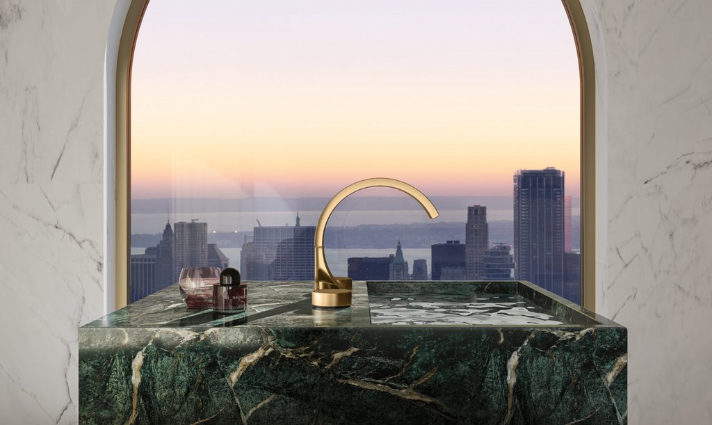 Cyo von Dornbracht mit archetypischem C-Auslauf Cyo von Dornbracht mit archetypischem C-Auslauf