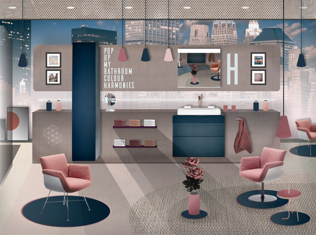 Farbharmonien sorgen für Atmosphäre im Bad Keuco Plan