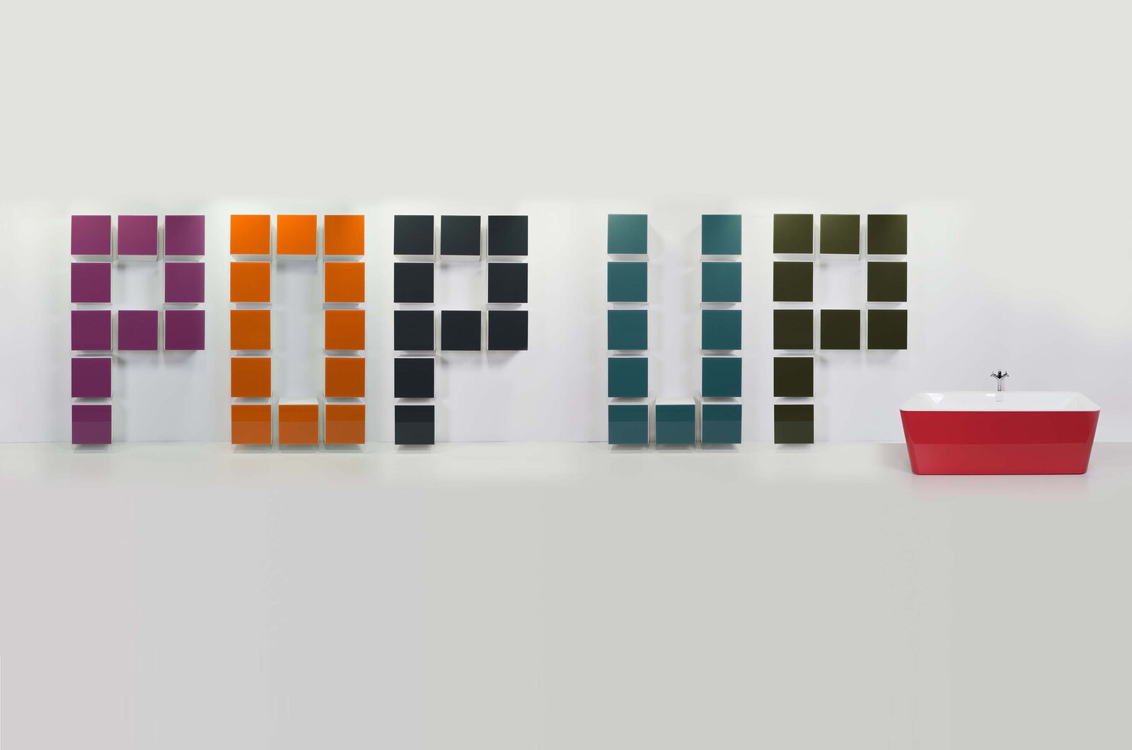 Smart Glas auf Knopfdruck undurchsichtig . Pop up my Bathroom