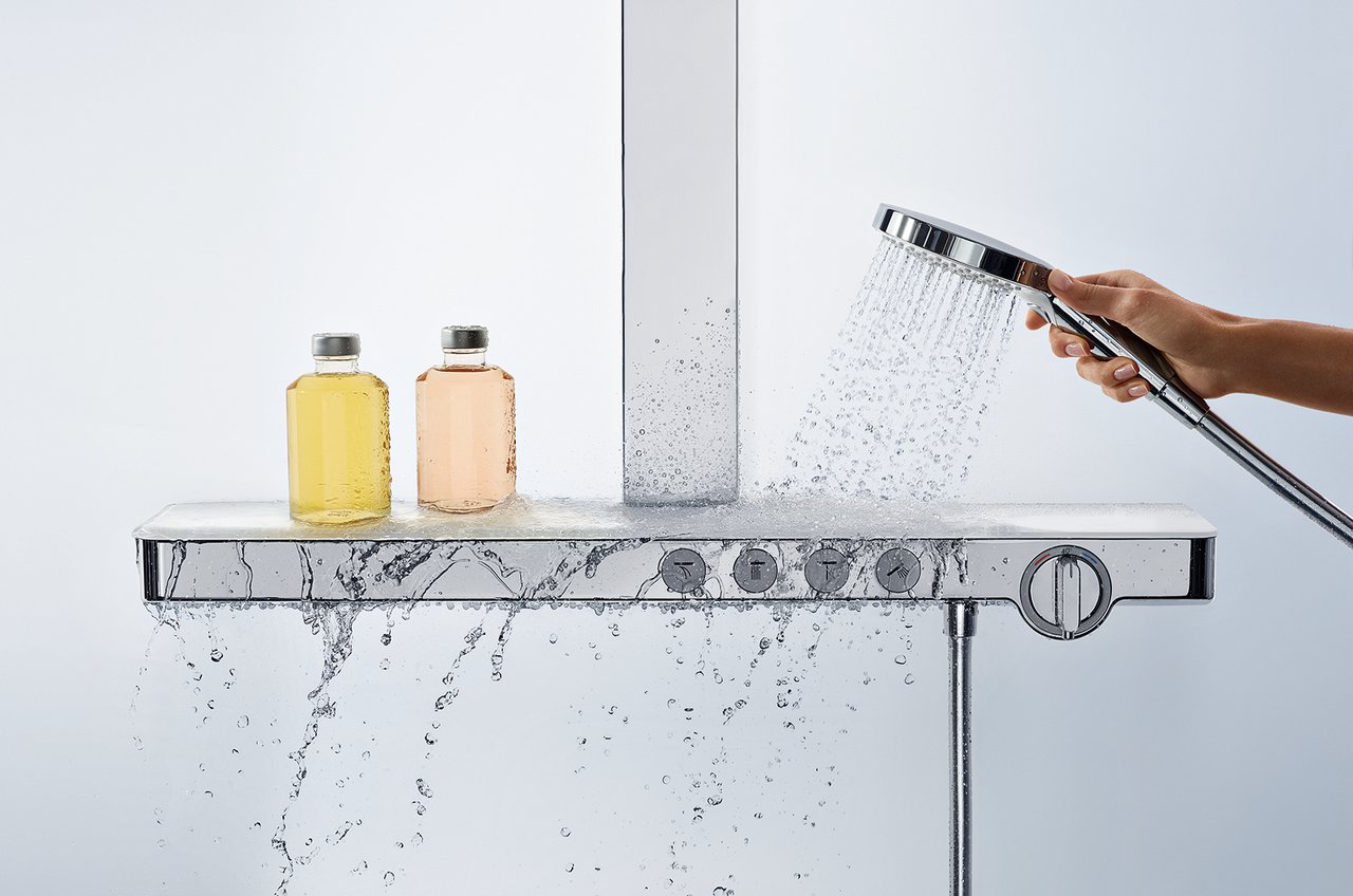 Hansgrohe ShowerSelect Neuheiten mit hochwertiger Glasoberfläche . Pop
