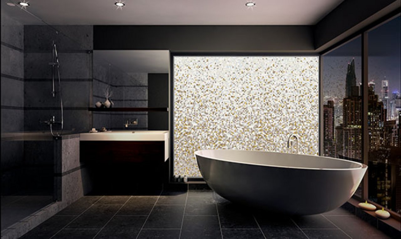 Leuchtendes Mosaik fürs Bad . Pop up my Bathroom