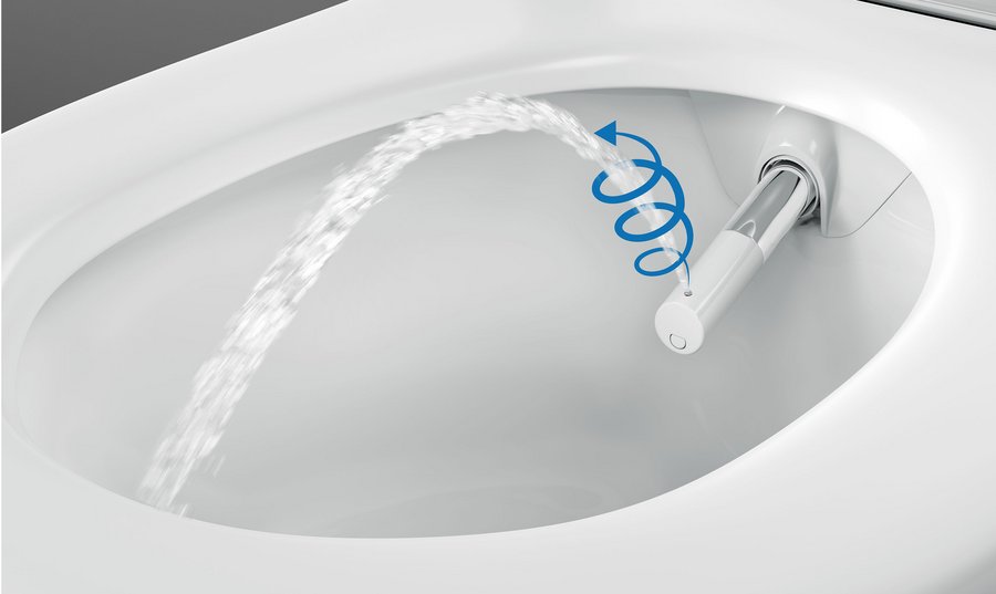 WhirlSpray-Duschtechnologie von Geberit