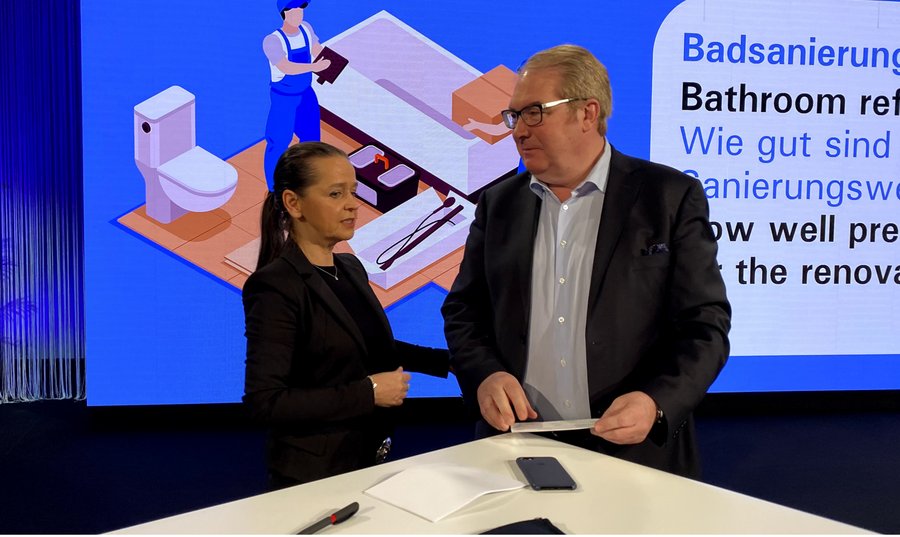 Pop up my Bathroom Magazin zum Thema Sanierung auf der ISH digital 2021