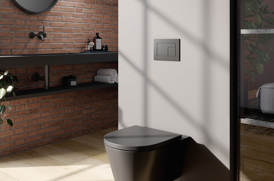 Die neue WC-Betätigungsplatte TECEvelvet