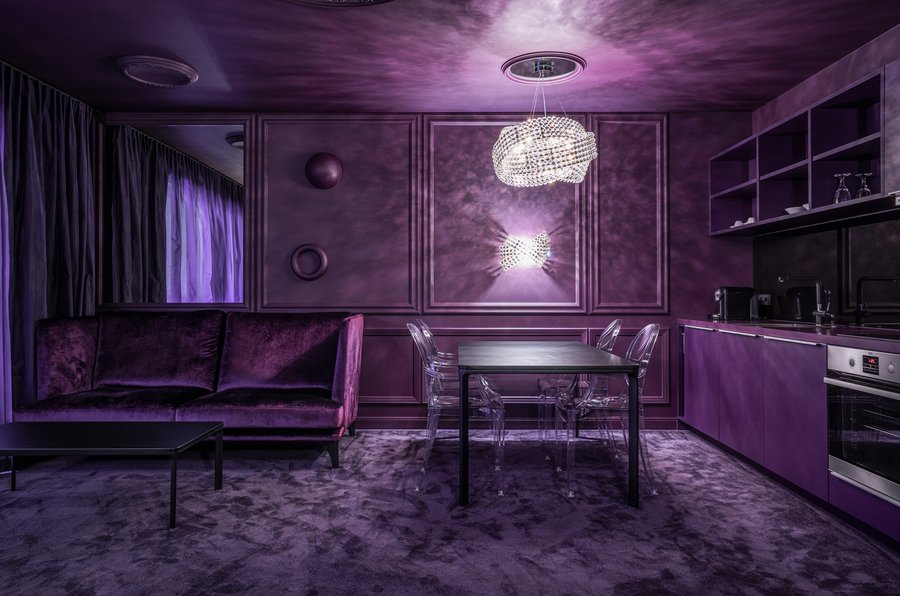 Die Suite Blueberry Fields im Designhotel Laurichhof
