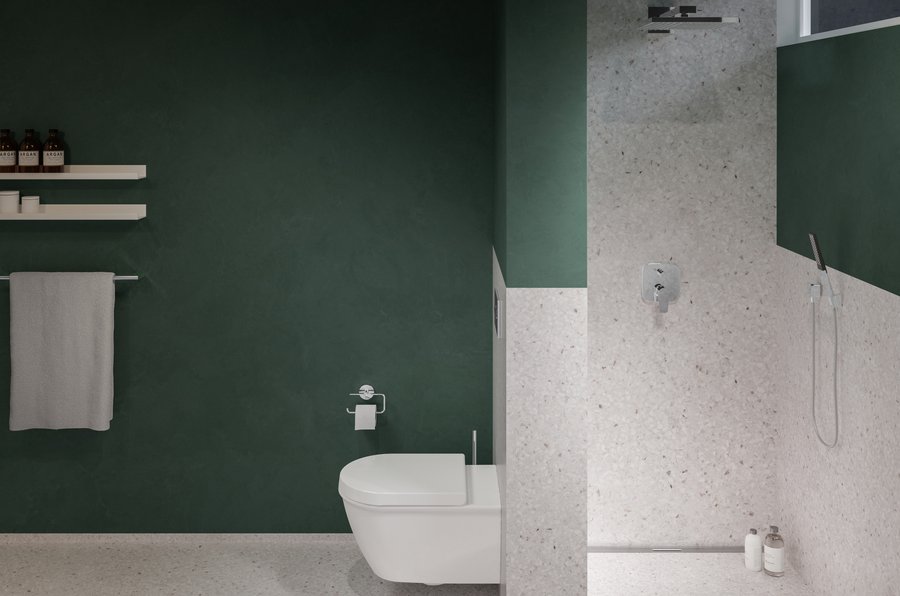 Prevista Dry Vorwandsystem von Viega mit wandhängendem WC