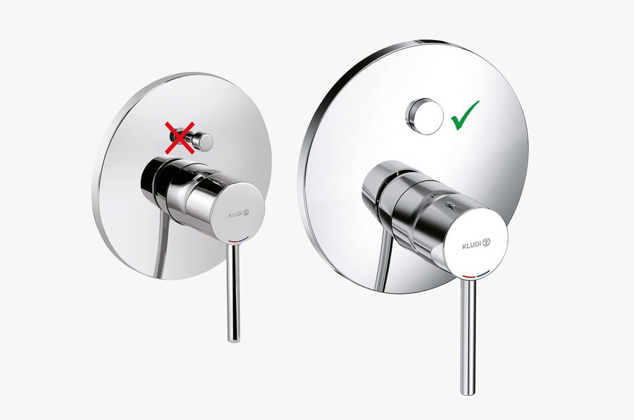 Unterputz-Einhebelmischer Kludi Push & Switch