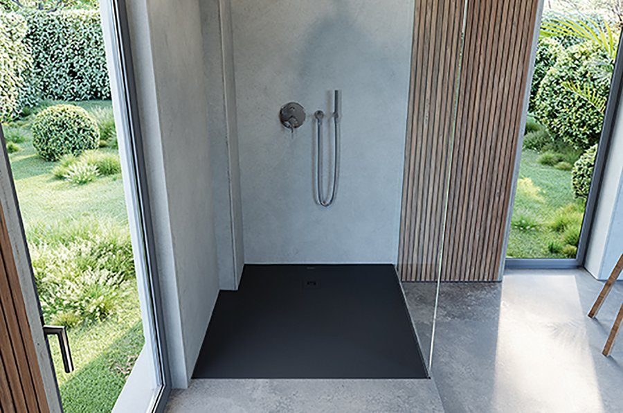 Recyclingfähige Duschwanne Sustano von Duravit aus Dura­Solid Nature