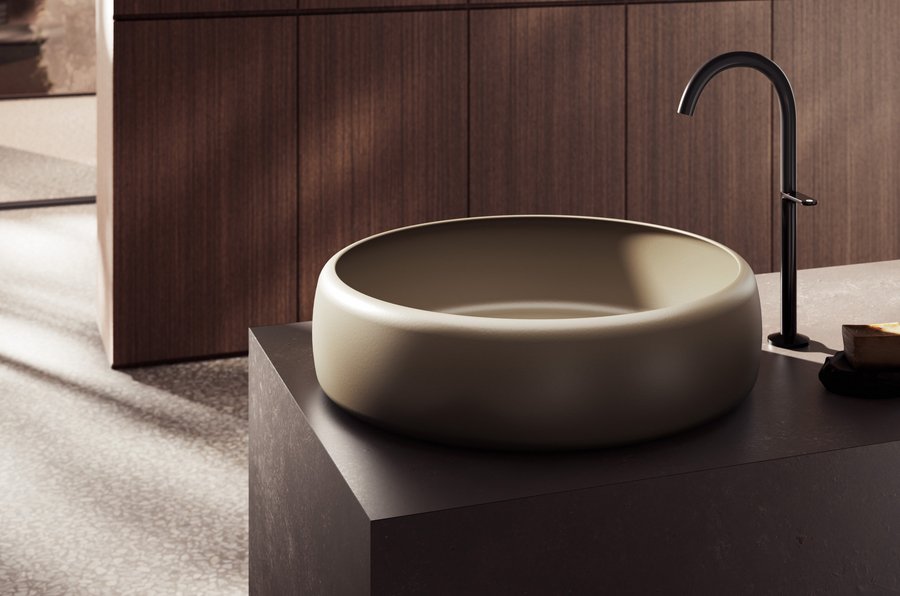 Schalenwaschtisch BetteCurve in Hazel