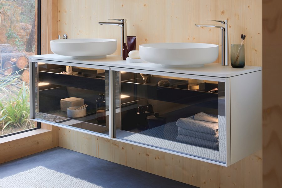 Konsole und Waschbecken der Kollektion Vitrium von Duravit