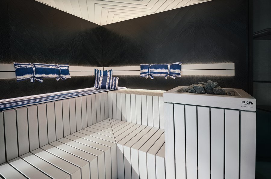Innenbereich der Sauna Gesa von Klafs