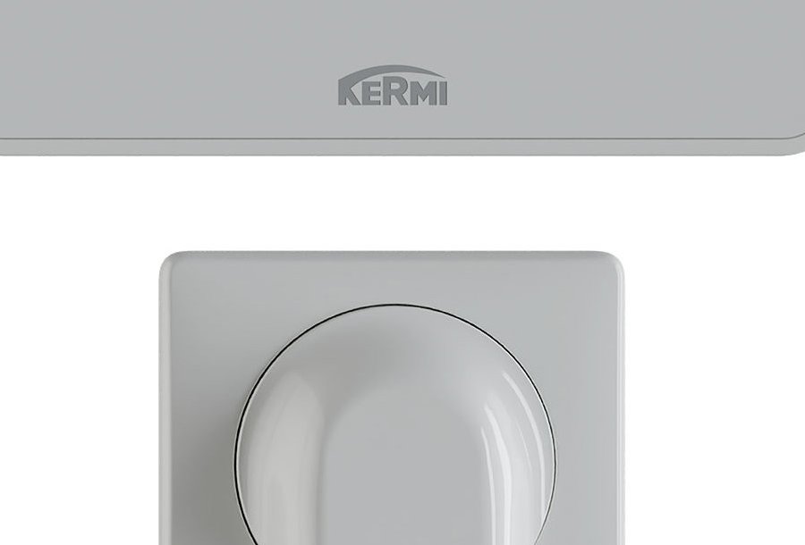 Regler für Elektroheizkörper von Kermi als kabelgebundene Variante WWS und als Funklösung WRS