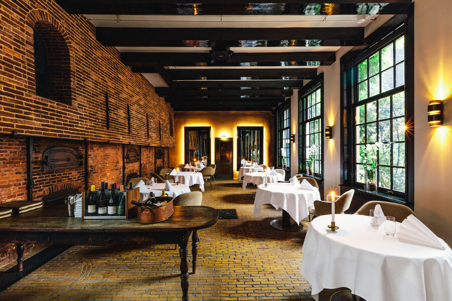 Interior Design des Restaurants Vinkeles in Amsterdam