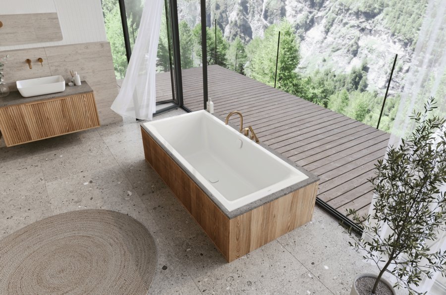 Die Badewanne Puro Next von Kaldewei in Alpinweiß Matt