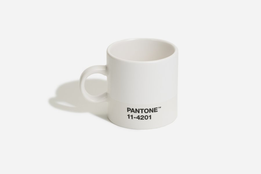 Pantone Farbe des Jahres 2026 Cloud Dancer Tasse