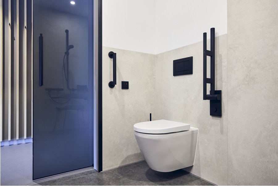 Badezimmer des illerSENIO Campus in Laupheim 