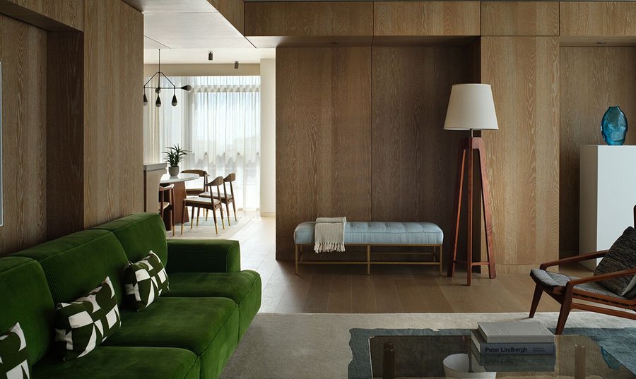 Inneneinrichtung des The Conrad Los Angeles in der Tradition der West Coast Moderne