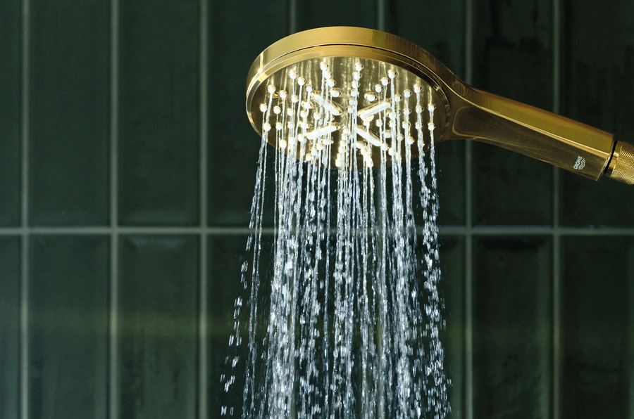 Rain-Strahl der Rainshower 130 SmartActive Handbrause von Grohe